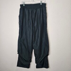 Jordan Retro 11 Black Red Jumpman Track Pants Athletic Joggers Mens M Basketball